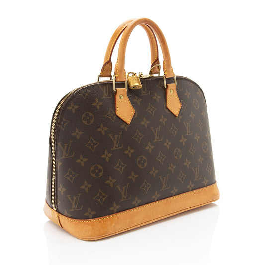 Louis Vuitton Vintage Monogram Canvas Alma PM Satchel (SHF-lsStEB)