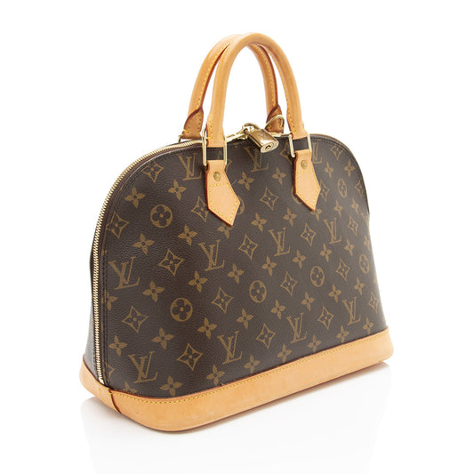 Louis Vuitton Vintage Monogram Canvas Alma PM Satchel