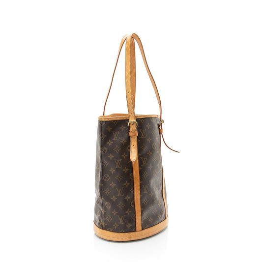 Louis Vuitton Vintage Monogram Canvas Bucket GM Tote (SHF-nQDvZ0)