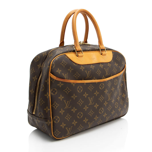 Louis Vuitton Vintage Monogram Canvas Deauville Satchel (SHF-HqTgh0)