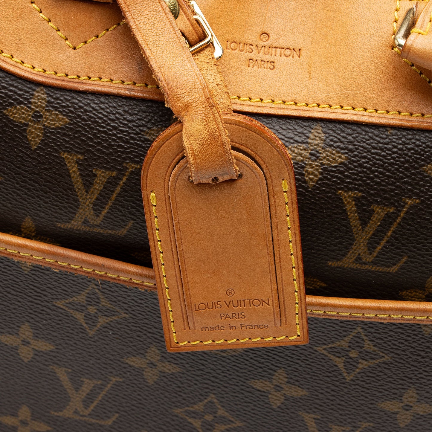 Louis Vuitton Vintage Monogram Canvas Deauville Satchel
