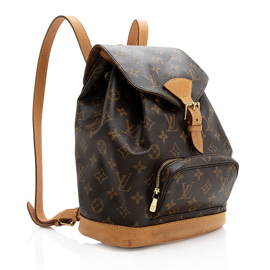 Louis Vuitton Vintage Monogram Canvas Montsouris MM Backpack (SHF-21304)