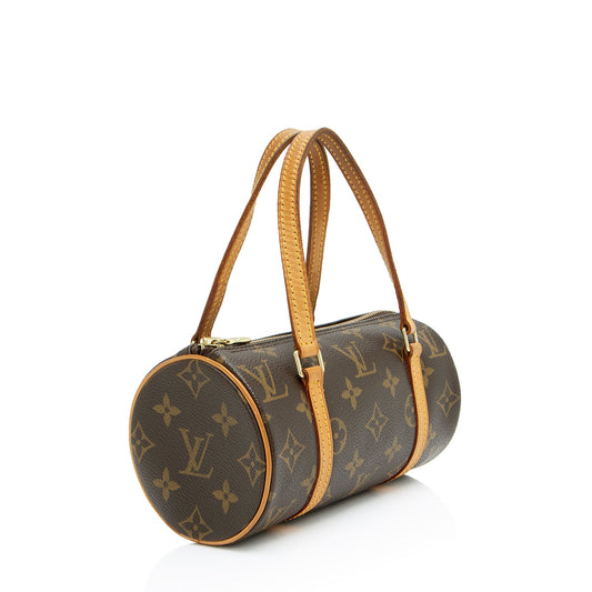 Louis Vuitton Vintage Monogram Canvas Papillon 19 Satchel
