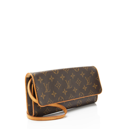 Louis Vuitton Vintage Monogram Canvas Pochette Twin GM Shoulder Bag