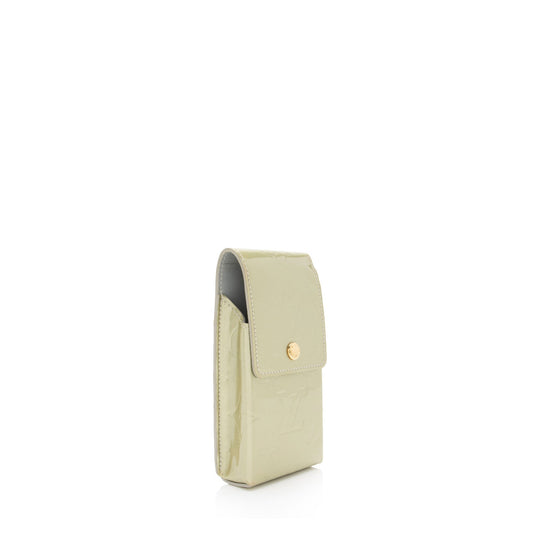 Louis Vuitton Vintage Monogram Vernis Greene Cell Phone Case - FINAL SALE (SHF-P8U2gt)
