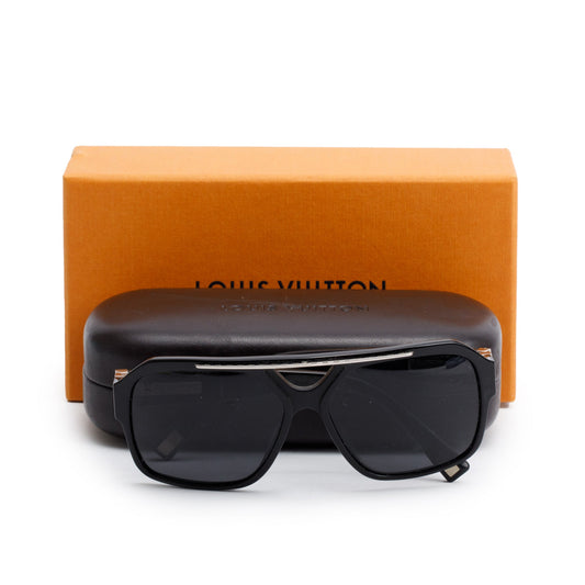 Louis Vuitton Z0271W Black Acetate Square Sunglasses