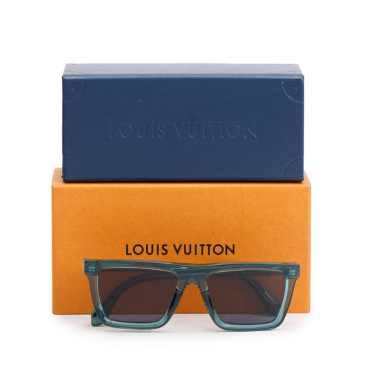 Louis Vuitton Z1810W Blue Acetate LV Bloom Sunglasses