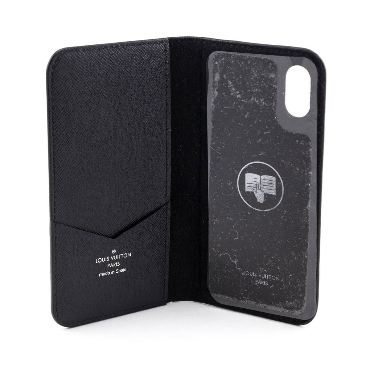 Louis Vuitton Black Epi iPhone X/XS Folio Case