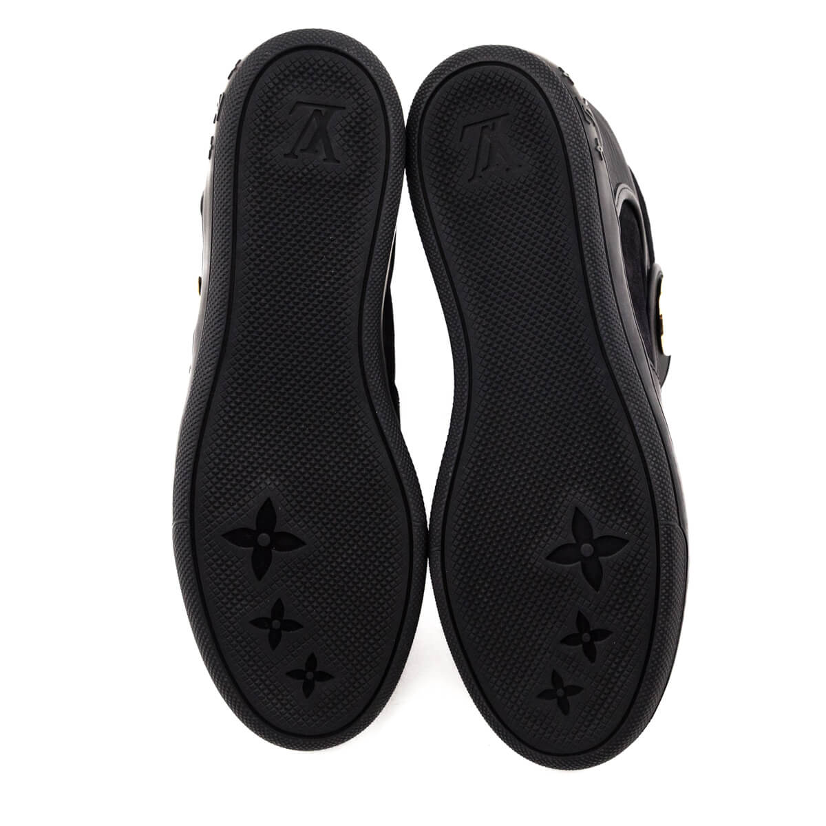 Louis Vuitton Black Suede High Top Wedge Sneakers Size US 11 | EU 41