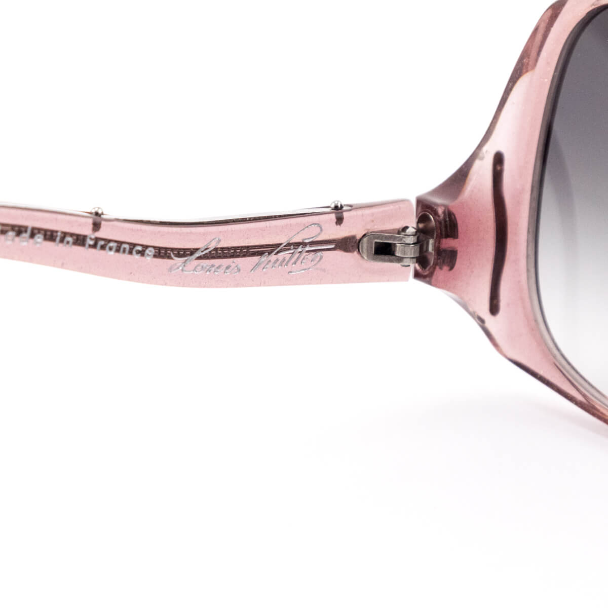 Louis Vuitton Pale Pink Glitter Acetate Gina Sunglasses