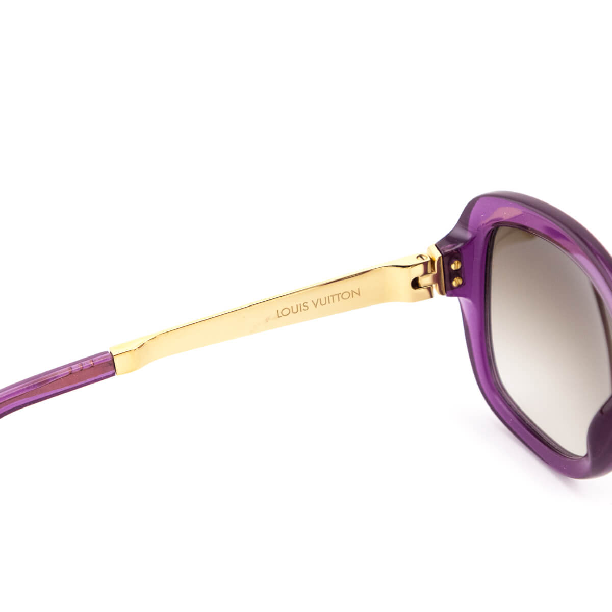 Louis Vuitton Purple Petit Soupson Carre Sunglasses