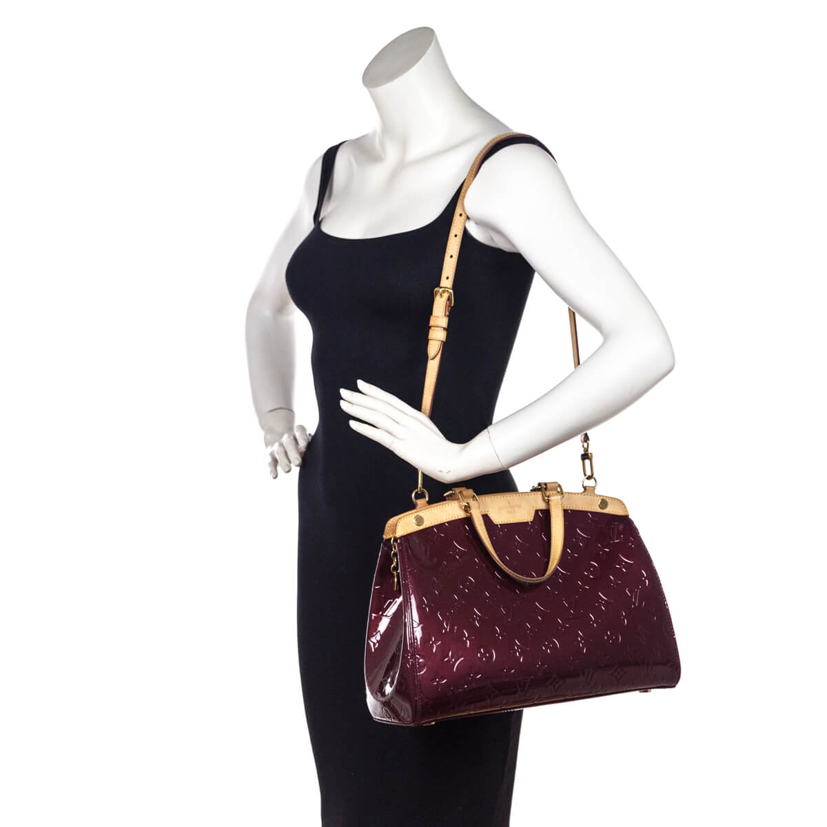 Louis Vuitton Rouge Fauvist Monogram Vernis Brea MM