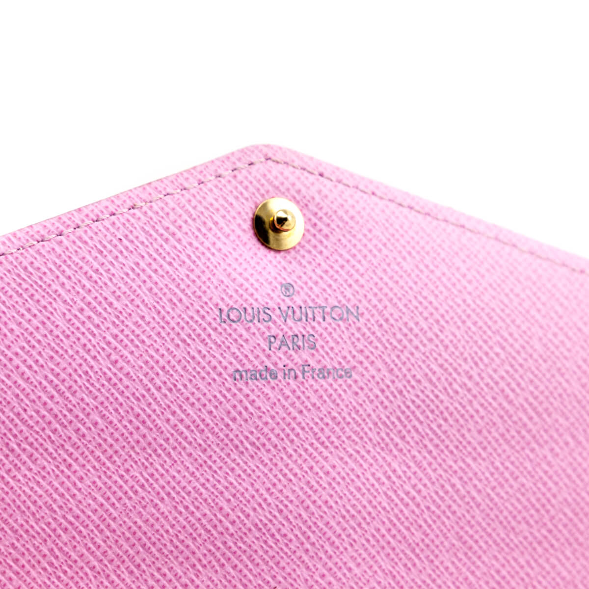 Louis Vuitton White Monogram Multicolore Litchi Sarah Wallet NM