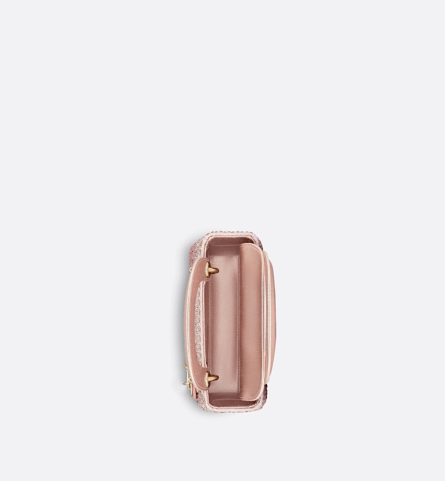 Mini Lady Luxury Dior Bag Satin Embroidered With Pink Sequins With Gradient Effect