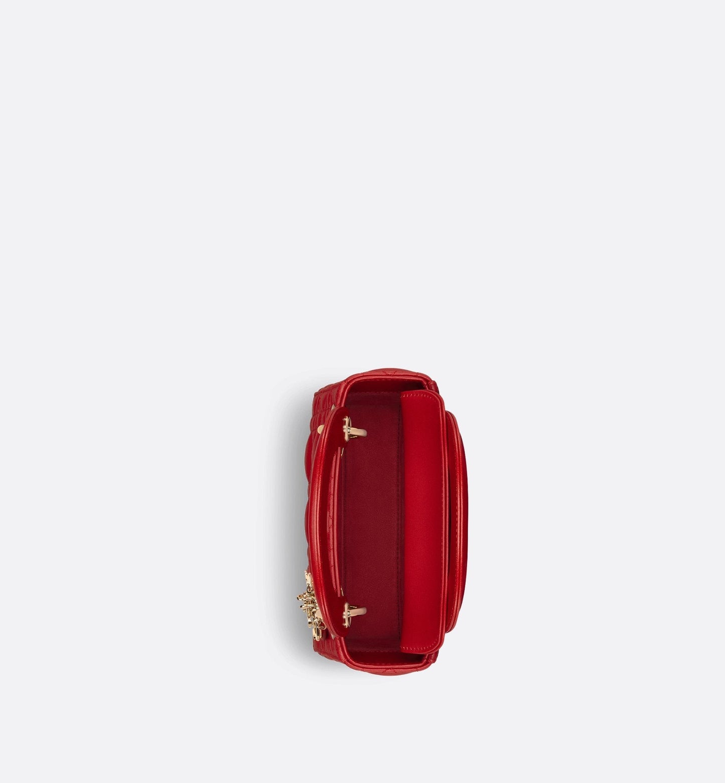 Luxury Dioramour Mini Lady Luxury Dior Bag Red Cannage Lambskin