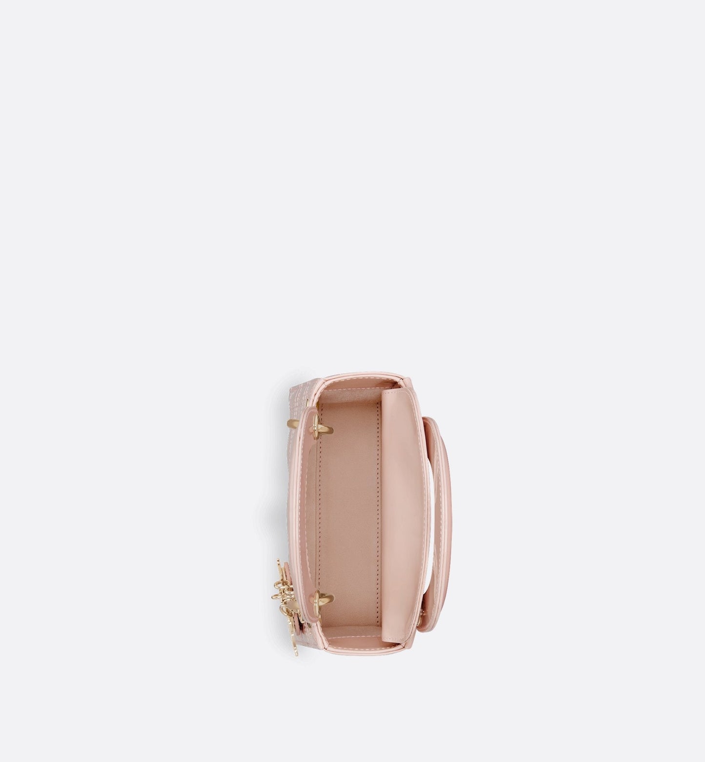 Mini Lady Luxury Dior Bag Powder Pink Patent Cannage Calfskin