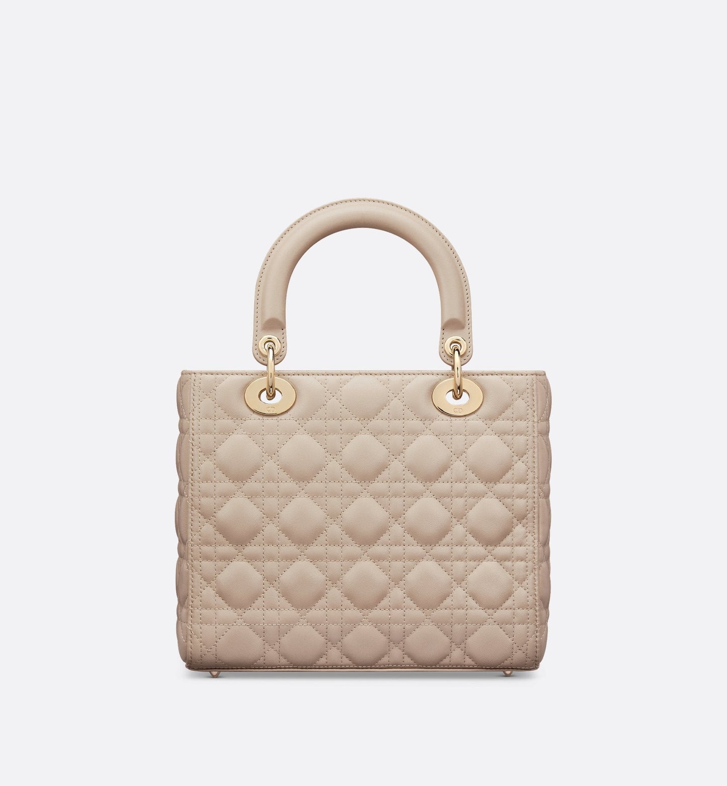 Medium Lady Luxury Dior Bag Powder Beige Cannage Lambskin