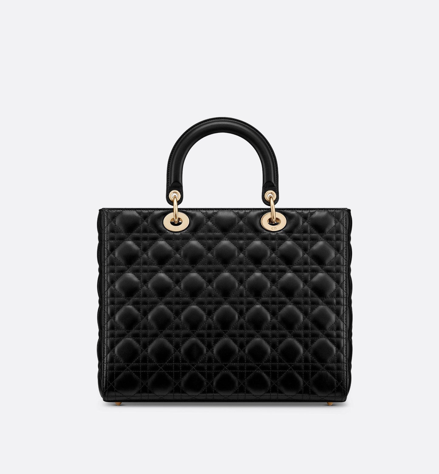Large Lady Luxury Dior Bag Black Cannage Lambskin