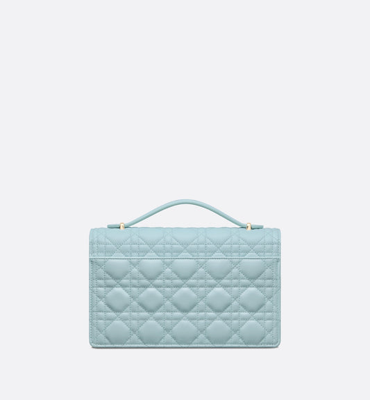 My Luxury Dior Top Handle Bag Celestial Blue Cannage Lambskin