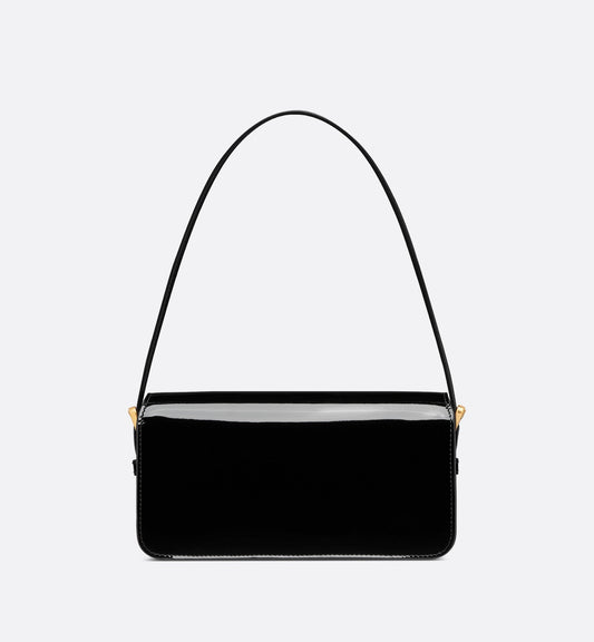 Miss Luxury Dior Flap Bag Black Patent Calfskin