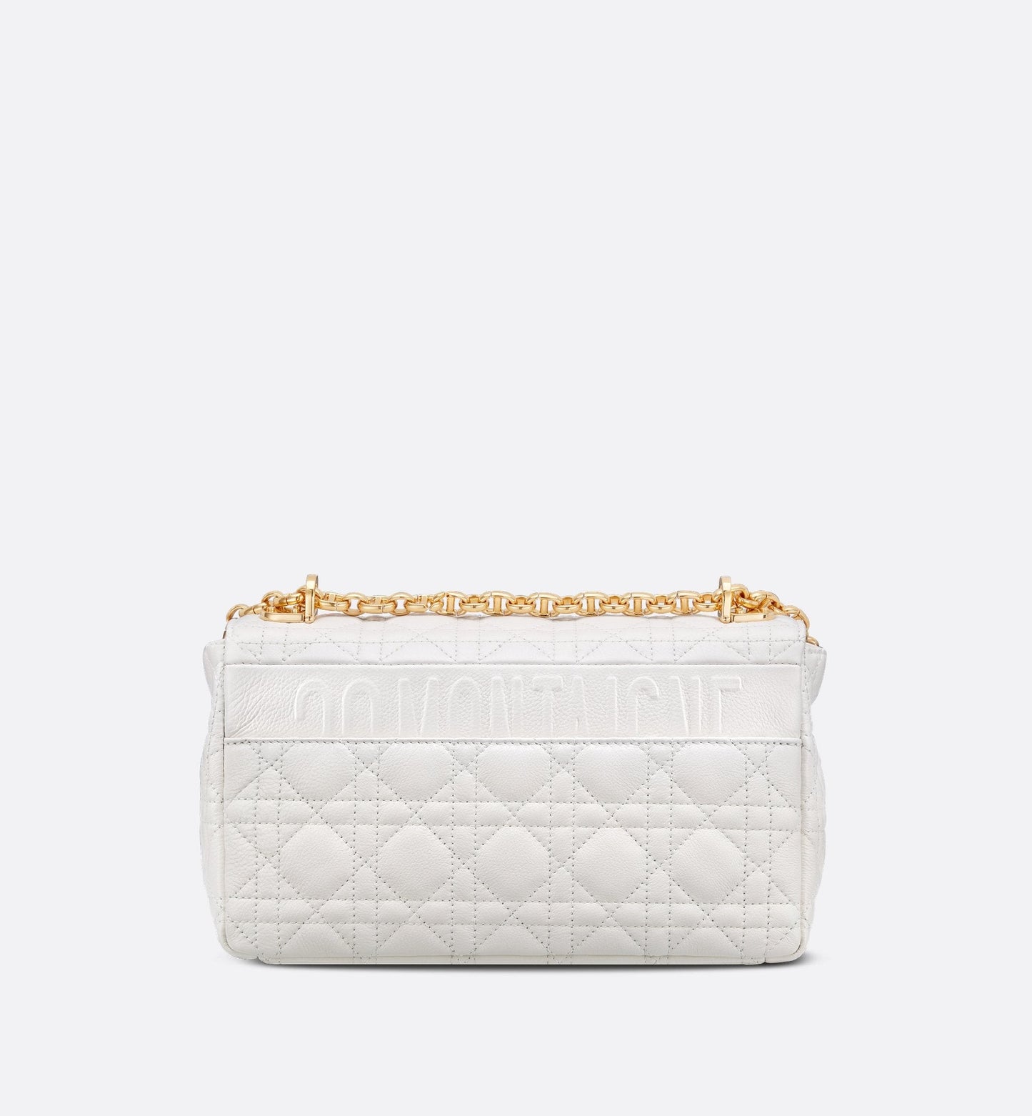 Medium Luxury Dior Caro Bag Ivory Cannage Supple Calfskin And Lambskin