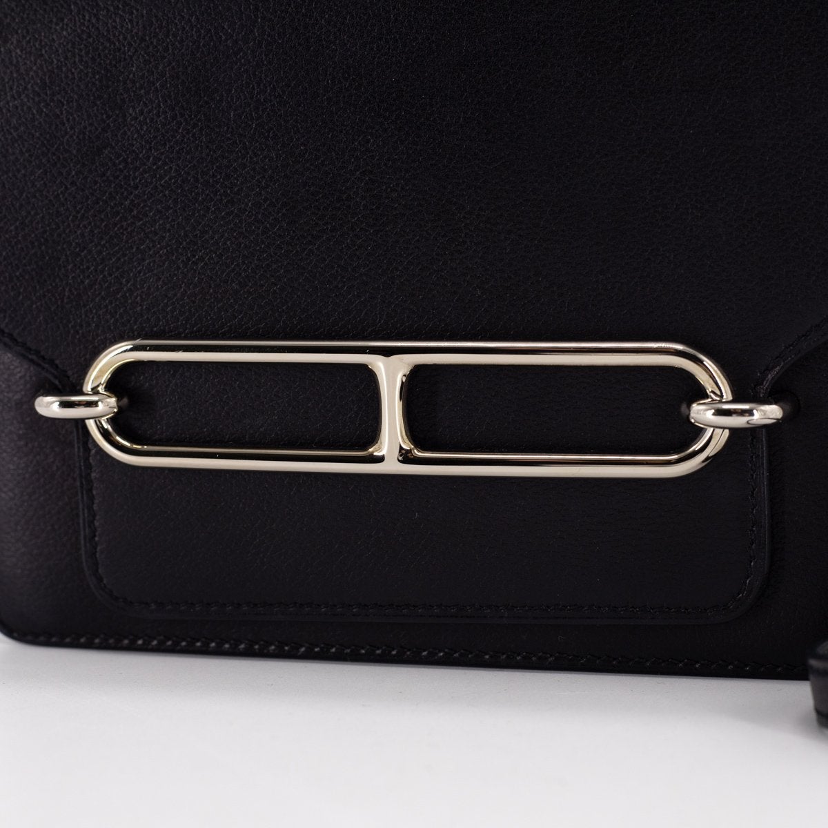 Luxury Hermes Roulis Mini 18 Noir - A Stamp