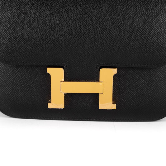 Luxury Hermes Constance Mini Noir - Y Stamp