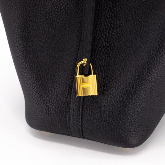 Luxury Hermes Picotin 18 Noir - Z Stamp