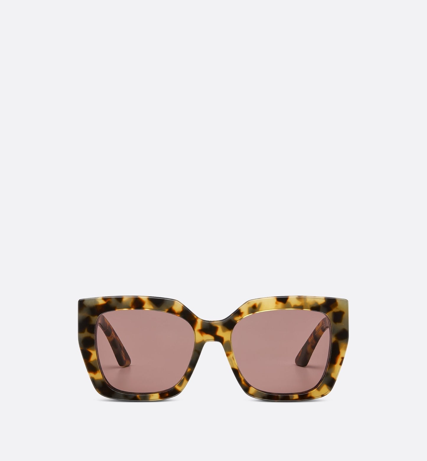 MissLuxury Dior S2I Brown And Honey Tortoiseshell-Effect Square Sunglasses