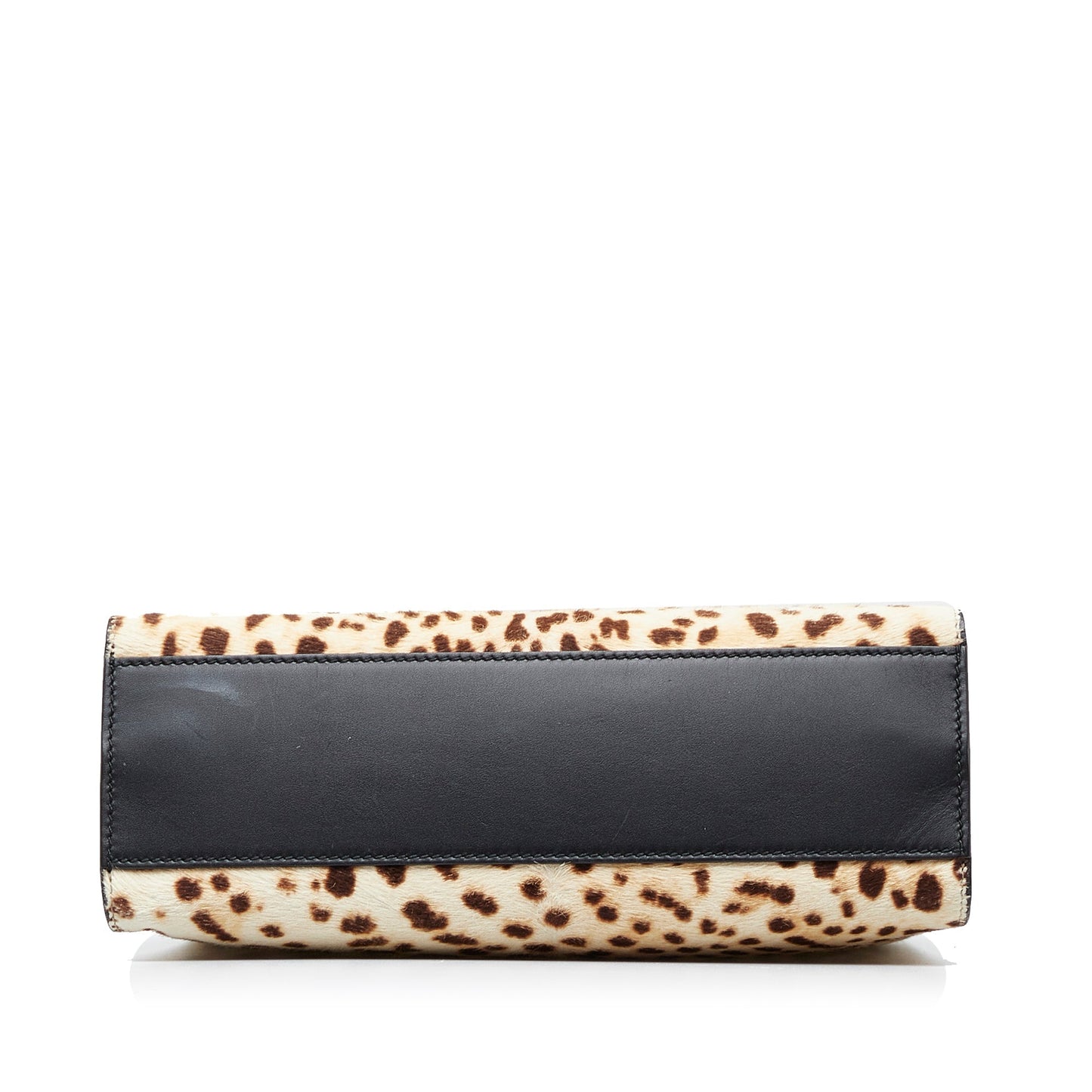 Luxury Gucci Small Bamboo Nymphaea Pony Hair Satchel