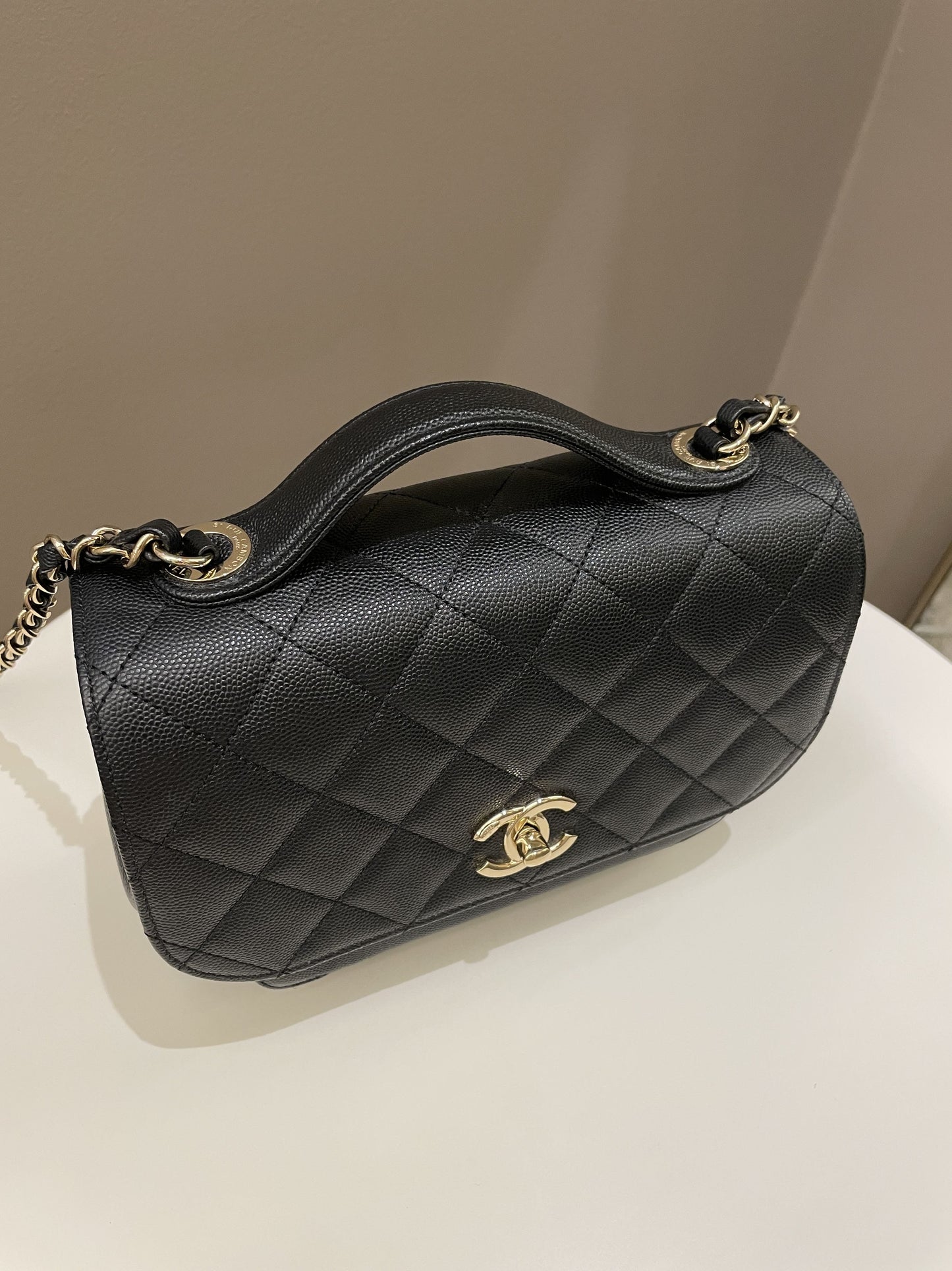 Luxury Chanel Business Affinity Flap Black Caviar