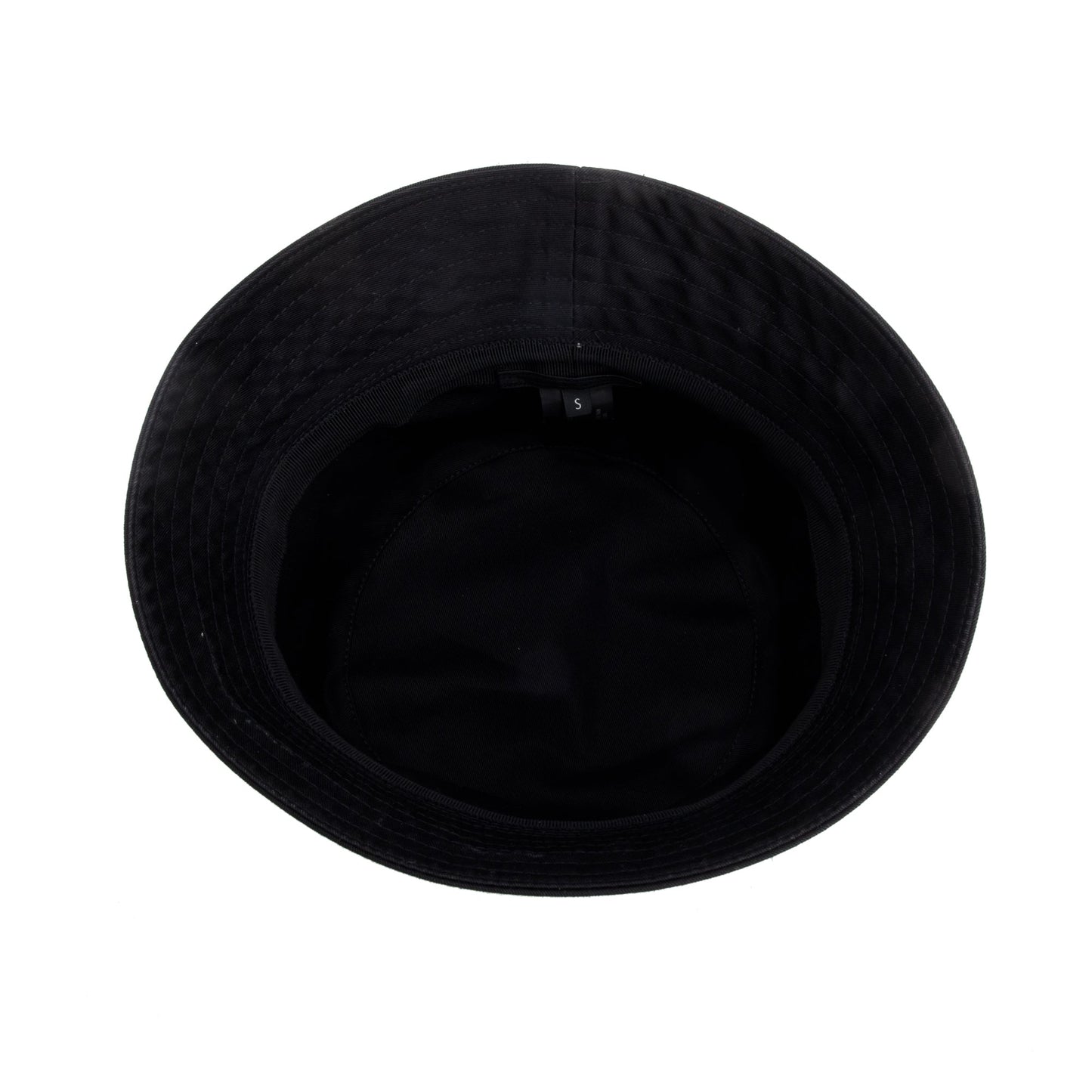 Prada Black Canvas Bucket Hat
