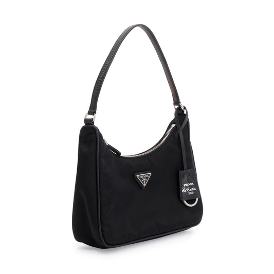 Prada Black Re-Edition 2005 Re-Nylon Mini Bag