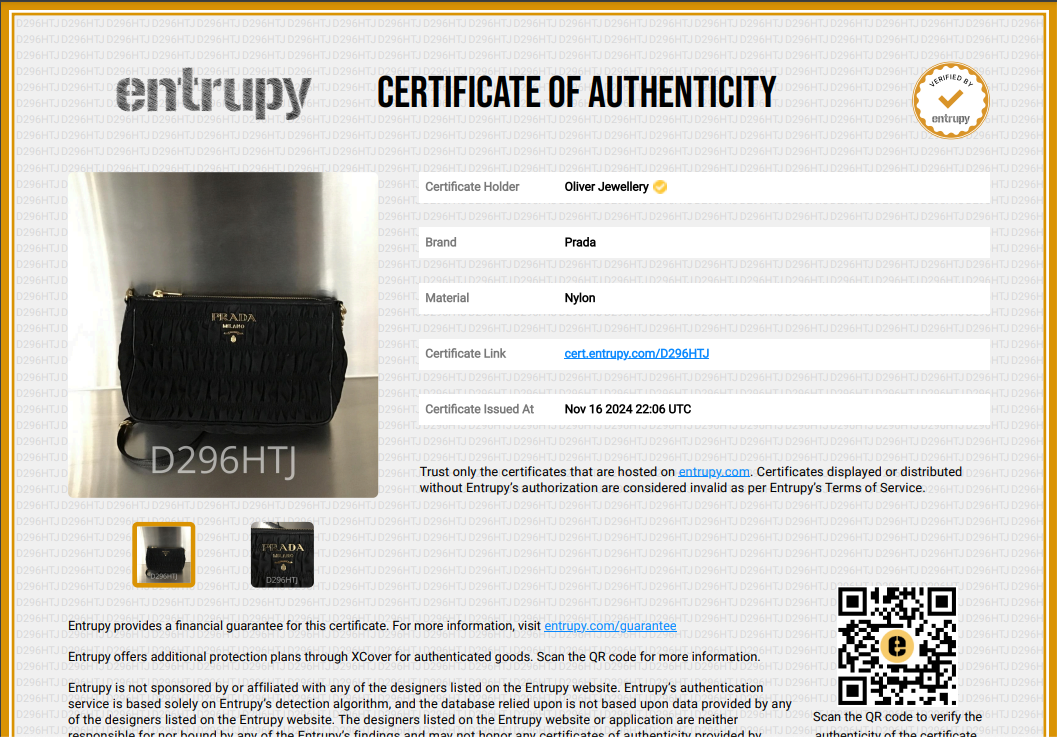 Prada Black Tessuto Nylon Gaufre Crossbody Bag