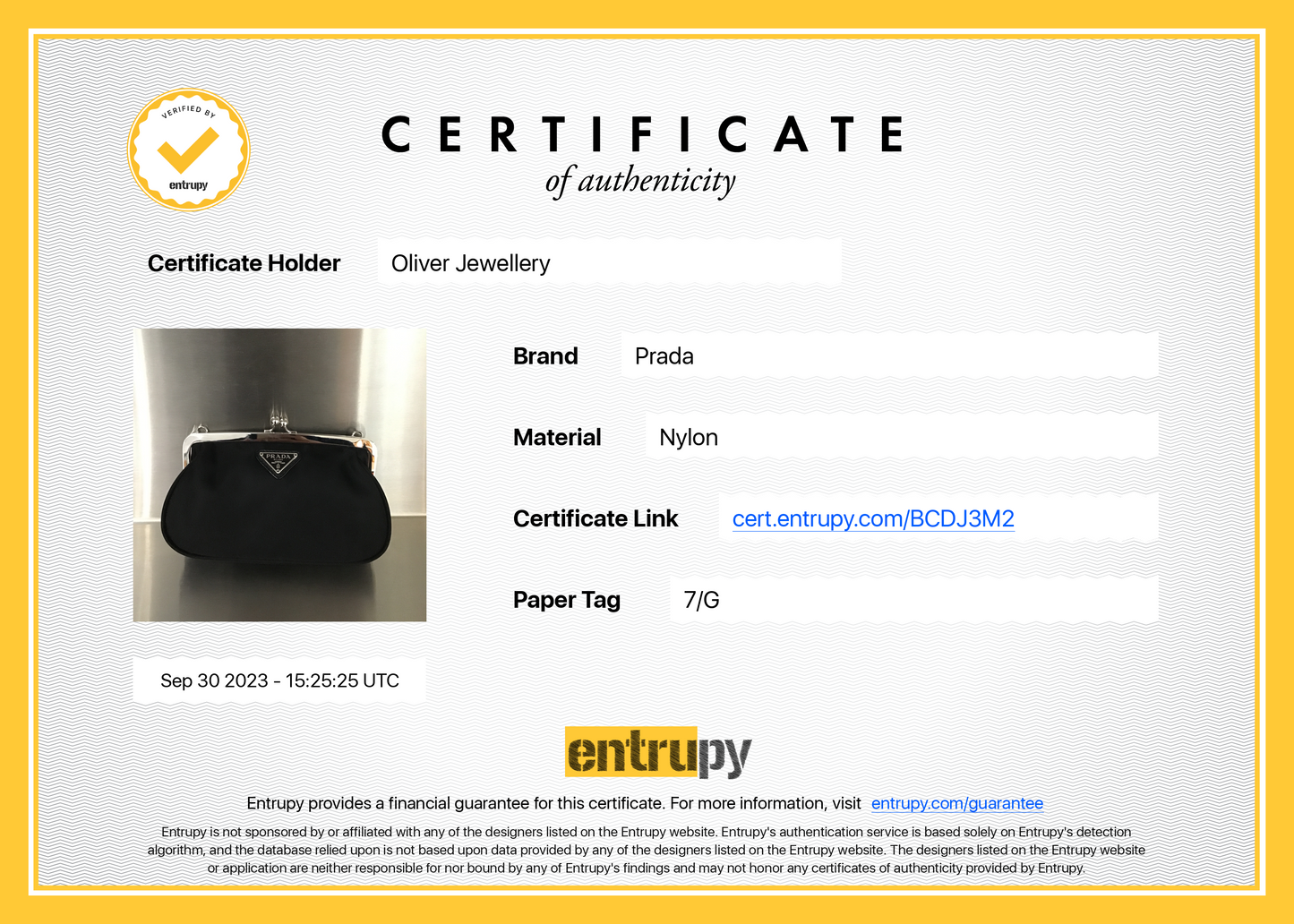 Prada Black Tessuto Nylon Kisslock Crossbody Bag