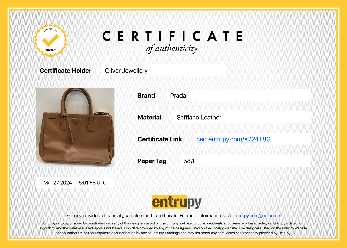 Prada Brown Saffiano Lux Medium Double Zip Galleria Tote