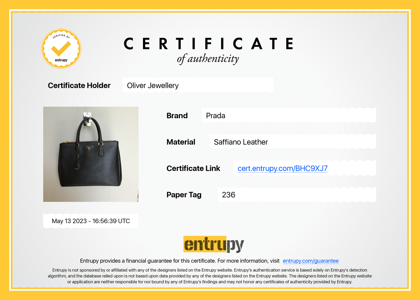 Prada Large Saffiano Double Zip Galleria Tote