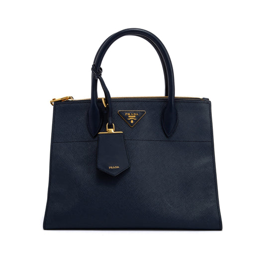 Prada Medium Saffiano & City Calf Leather Paradigme Tote