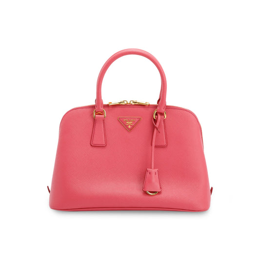 Prada Pink Medium Saffiano Lux Promenade Tote