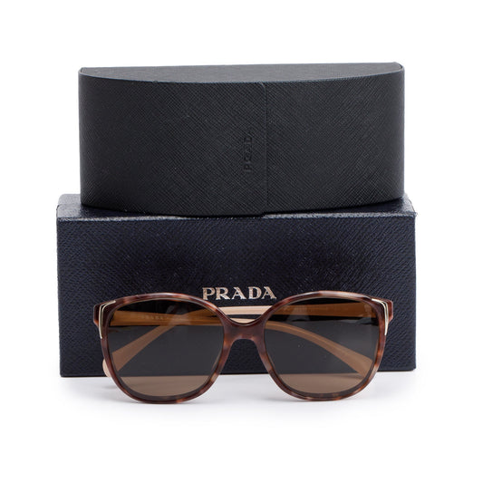 Prada SPR 01O-A Pink/Tortoise Acetate Gradient Sunglasses