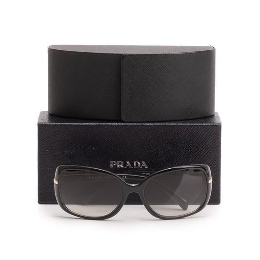 Prada SPR 080 Black Acetate Conceptual Sunglasses