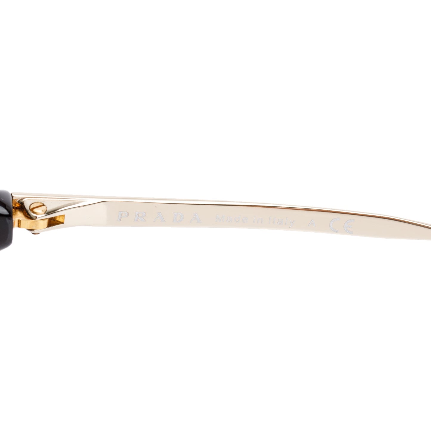 Prada SPR09Q Havana Acetate Cinema Cat-Eye Sunglasses