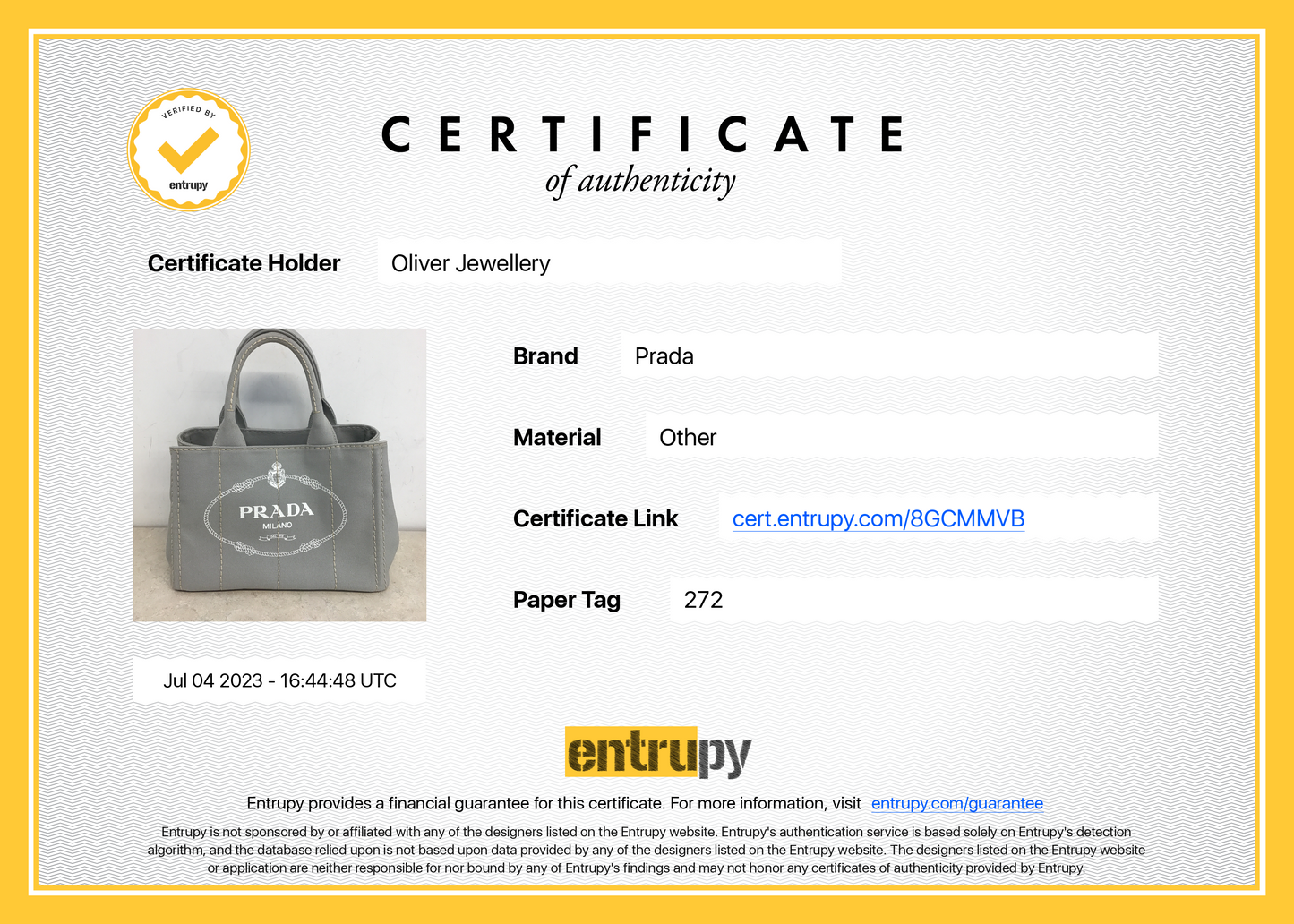 Prada Small Canapa Logo Tote