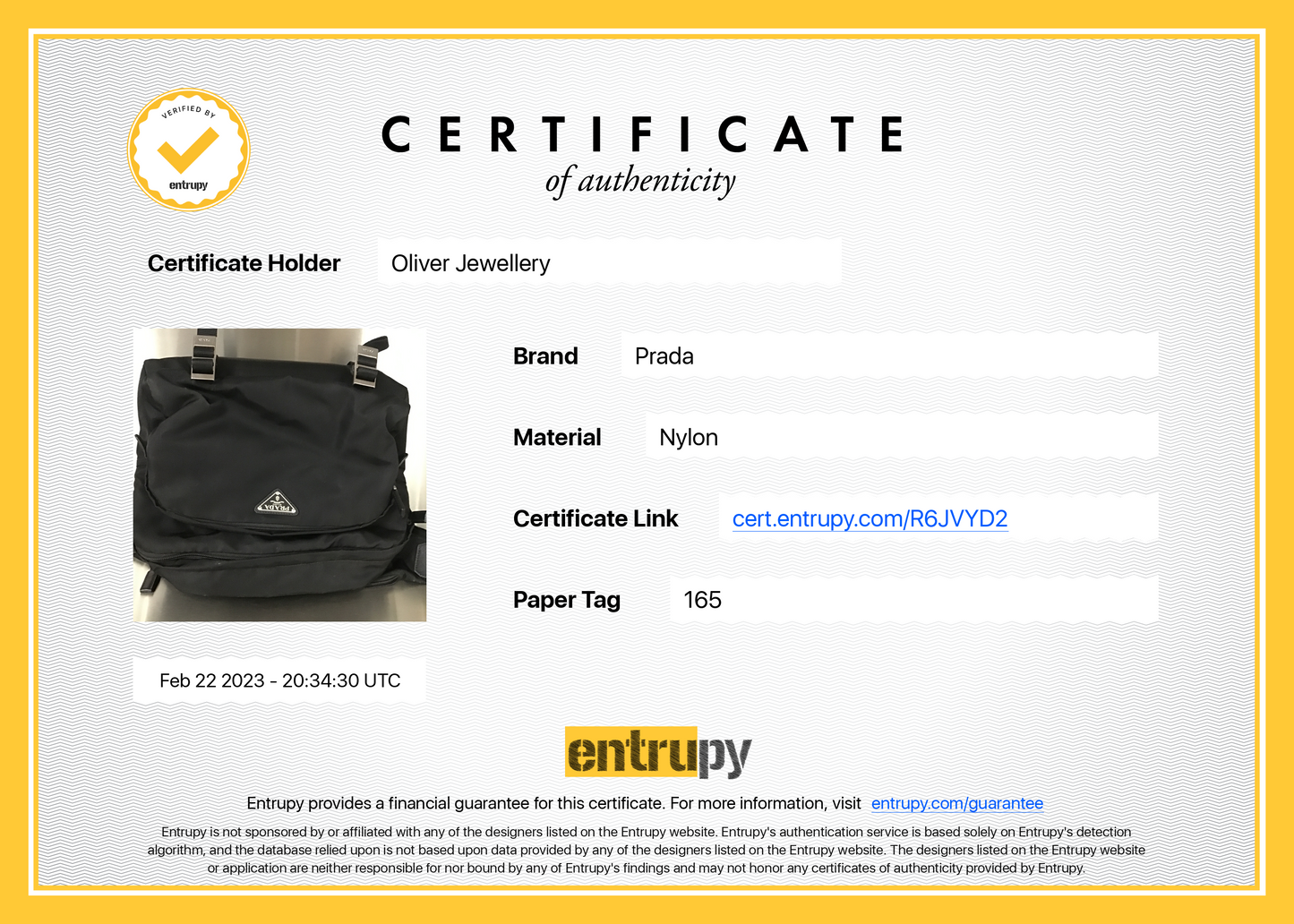 Prada Tessuto Nylon Double Front Pocket Belt Bag