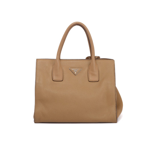 Prada Vitello Daino Convertible Tote