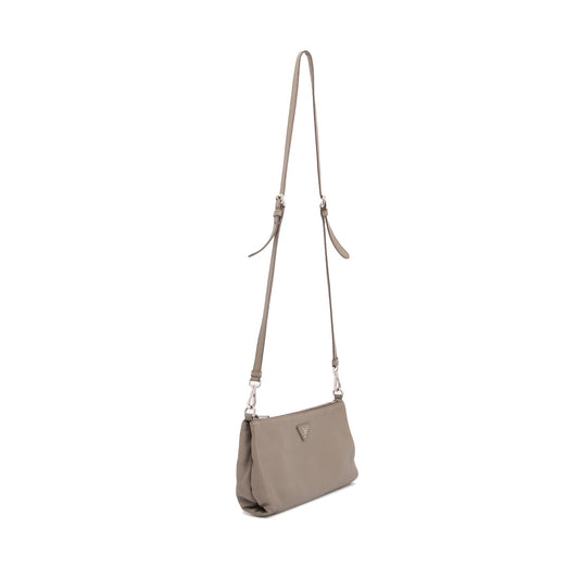 Prada Vitello Daino Zip Crossbody Bag