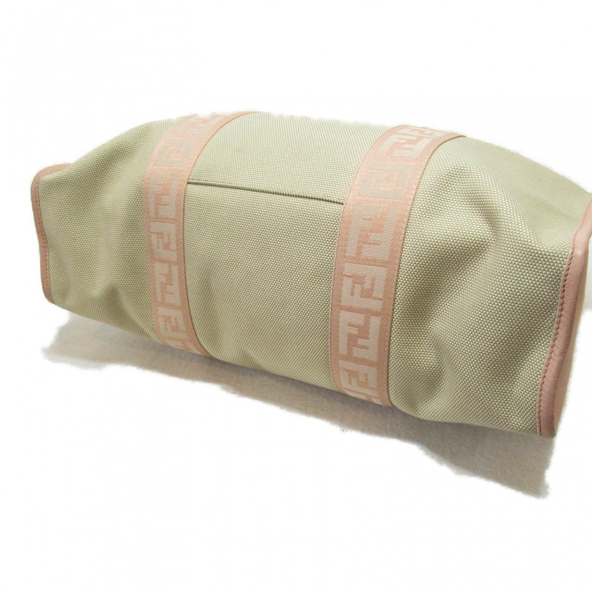 Luxury FendiZucca Trim Canvas Tote Bag - '10s