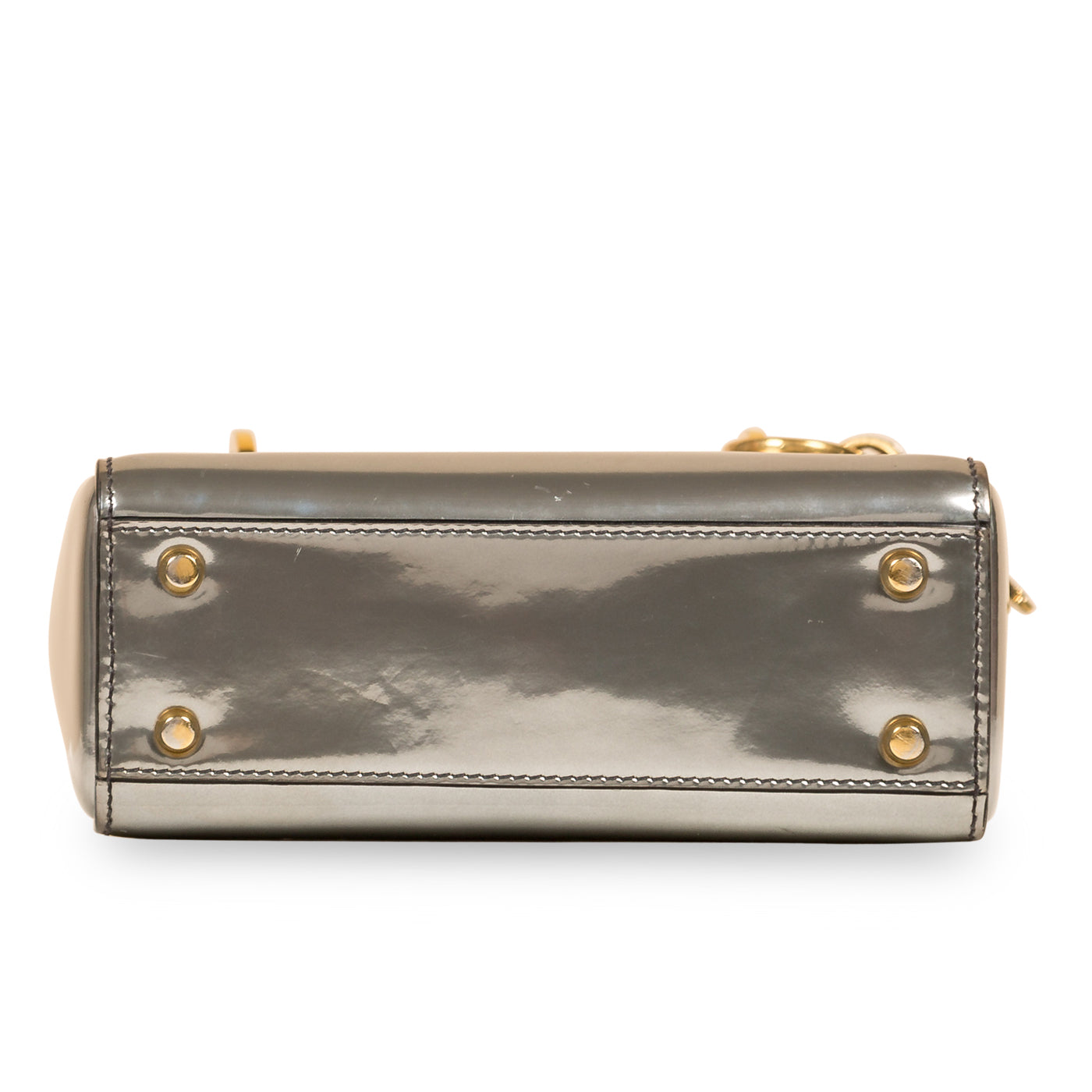 Luxury Dior Lady Luxury Dior - Silver Patent Leather