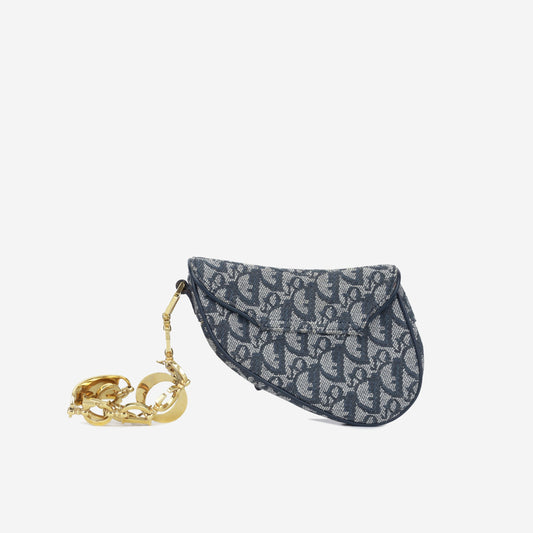 Luxury Dior 1990s Micro Trotter Saddle pouch