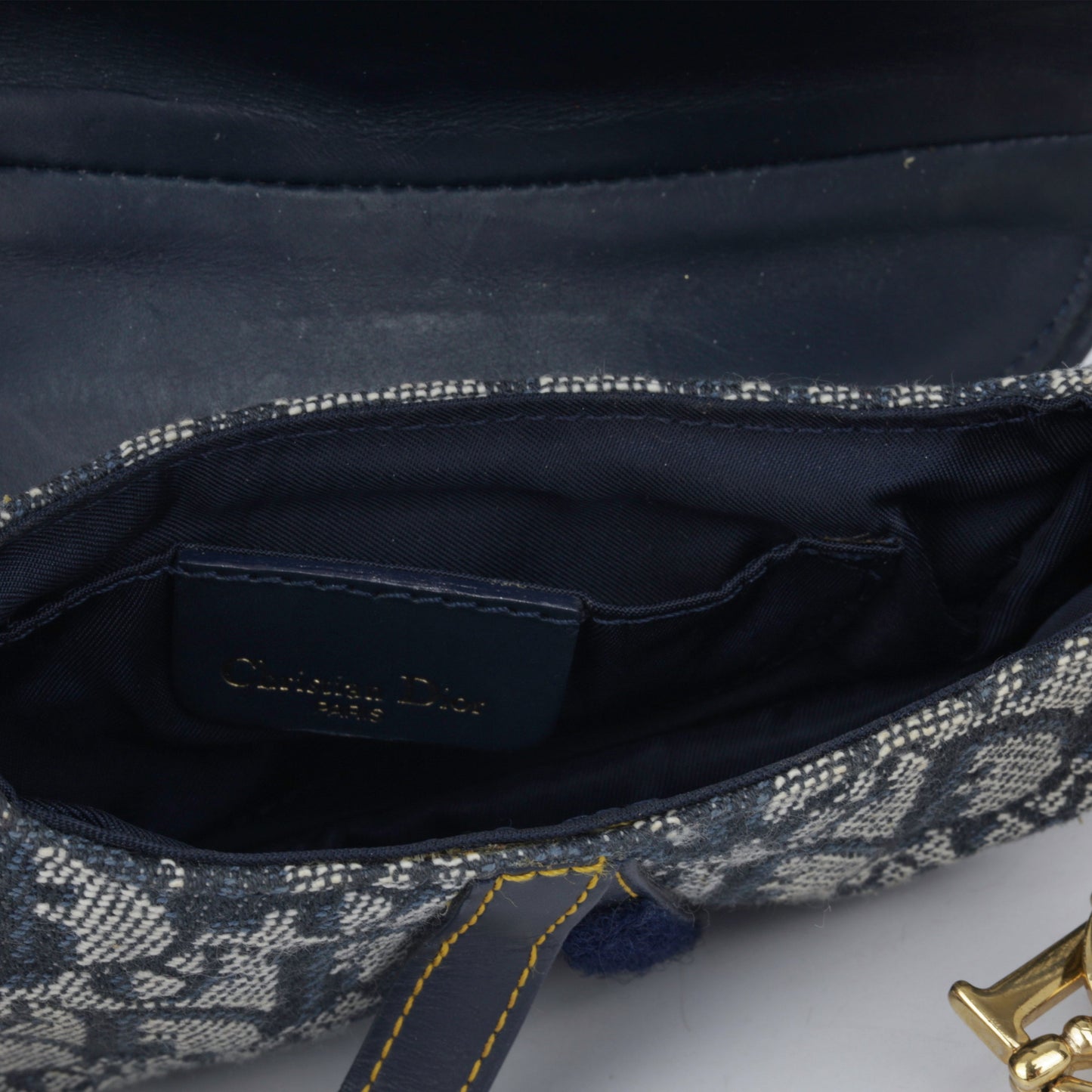 Luxury Dior 1990s Micro Trotter Saddle pouch